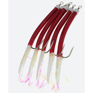 Fladen Gummi Makk 12/0 Red/White