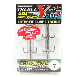 Крючок тройной Decoy Y-F33F #8